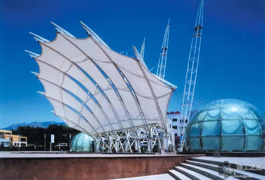 桦甸车棚膜结构网架